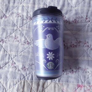 Starbucks Barista 2003 Holiday Travel Tumbler Cup Mug Insulated 8 oz